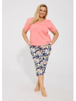 Pyžamo Cornette 875/338 Violetta kr/r 3XL-5XL Pyžamo Cornette 875/338 Violetta kr/r 3XL-5XL
