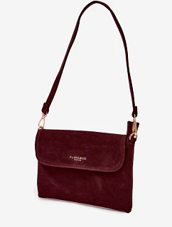 Malá Kabelka Listonoška z Eko Semiše Bordó Lucelle