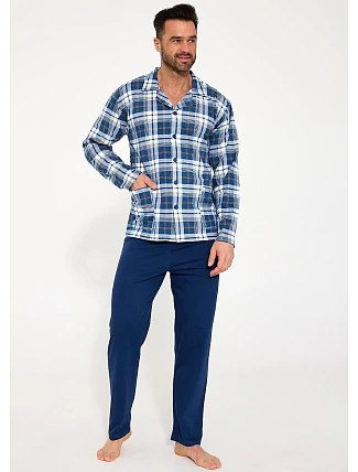 Cornette 114/83 dĺžka/r 3XL/5XL pruhované pyžamo Cornette 114/83 dĺžka/r 3XL/5XL pruhované pyžamo