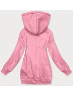 Ružová dámska klokanie mikina (YS10003-20)