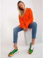Dámsky sveter LC SW 0267 oranžový