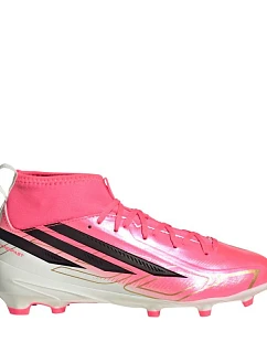 Detská kopačka adidas F50 Hyperfast League Mid FG pink KK1315