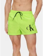Pánske plavky KM0KM00967 LKQ neónovo zelená - Calvin Klein
