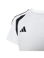 Detské tričko Tiro 26 League Tee white and black KC3699 Detské tričko Tiro 26 League Tee white and black KC3699