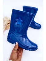 Dziecięce Gumowe Kalosze Niebieskie Malvi