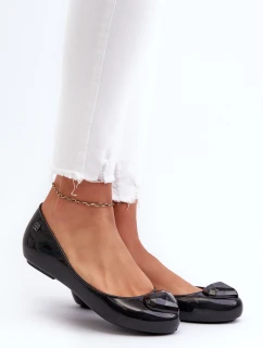 Damskie Pachnące Baleriny Z Sercem ZAXY NN285011 Czarne