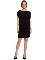 S262 Vrstvené šaty - béžové