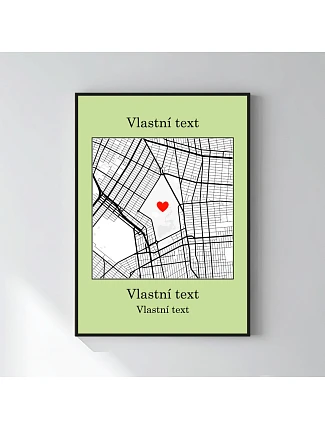 Personalizovaný magický fotorámik – 50 × 70 – mapa Personalizovaný magický fotorámik – 50 × 70 – mapa