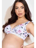 Mitex Mäkká podprsenka s kosticami Basic Lilly Flowers Mama Mitex Mäkká podprsenka s kosticami Basic Lilly Flowers Mama