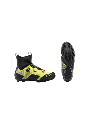 Cyklistické topánky NORTHWAVE Celsius Xc Arc Gtx žltá/čierna – 46 Cyklistické topánky NORTHWAVE Celsius Xc Arc Gtx žltá/čierna – 46