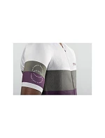 Cyklistické tričko NORTHWAVE Blade Air Jersey Short Sleeve svetlošedé/fialové Cyklistické tričko NORTHWAVE Blade Air Jersey Short Sleeve svetlošedé/fialové