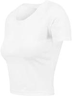 Build your Brand BY 042 Ťažký dámsky crop top 56.0042 biely Build your Brand BY 042 Ťažký dámsky crop top 56.0042 biely