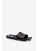 Męskie Gumowe Klapki 82832 Ipanema Slide Unisex Czarne