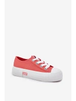 Dziecięce Młodzieżowe Trampki LEE ISLA C LOW JR 50251058 Koralowe