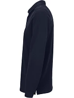 NEOBLU Owen LSL Men Pánske polo s dlhým rukávom z hrubého piké 24.4396 night blue