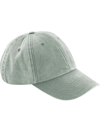 Beechfield B 655 6 panelová nízkoprofil kšiltovka "Vintage" 53.0655 vintage sage green
