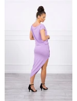 Sukienka asymetryczna fioletowa