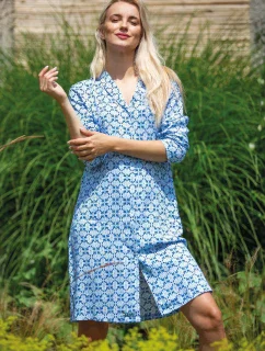 Košeľa Key LND 721 B25 Viskóza 3/4 S-XL bez gombíkov