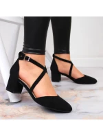 Sergio Leone W SK365A čierne sandále s remienkami Sergio Leone W SK365A čierne sandále s remienkami