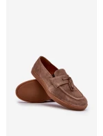 Pánske semišové mokasíny Zazoo 1566 brown Pánske semišové mokasíny Zazoo 1566 brown