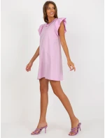 LK SK 506795 šaty.71 svetlo fialová