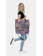 Nákupná taška Maxa Karuzela modrá - Bertoni