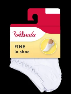 Dámske nízke ponožky FINE IN-SHOE SOCKS - Bellinda - biela