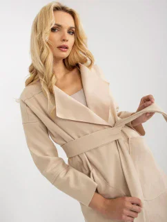 Dámsky kabát TW PL BE M125 svetlo béžový