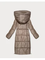 Zimná bunda do polovice stehien S'West dark beige (B/R8535-12) Zimná bunda do polovice stehien S'West dark beige (B/R8535-12)