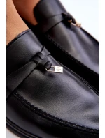 Klasyczne Mokasyny Damskie Czarne Cortez