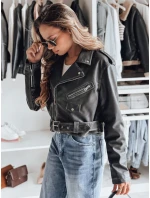 PALIGOR dámska kožená bunda ramones black FashionStreet TY4160 PALIGOR dámska kožená bunda ramones black FashionStreet TY4160