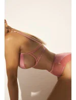 Mäkká dámska podprsenka soft Kinga SC-932 Lou Ružová