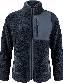James Harvest Kingsley Fleece Women Dámska fleecová bunda Sherpa „Two-Tone“ 62.1504 tmavomodrá