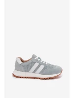 Dámské tenisky z přírodního semiše mátové Marceline