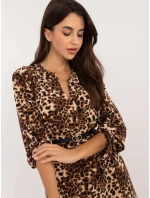 Šaty DHJ SK 5766Z 2.77 čierno-béžové