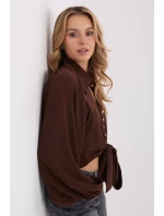 Košeľa s dlhým rukávom model 223171 Taliansko Moda