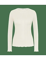 Univerzálny top s rebrovým vzorom LSL – Silk White – TRIUMPH Silk White – TRIUMPH Univerzálny top s rebrovým vzorom LSL – Silk White – TRIUMPH Silk White – TRIUMPH
