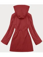 Tenká červená bunda s kapucňou S'West (B8236-4)