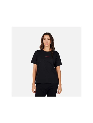 Dámske tričko ROSSIGNOL W Waterfall Relax Tee, čierne