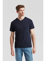 Fruit of the Loom Valueweight V-Neck T Tričko s výstrihom do V 16.1066 čierne