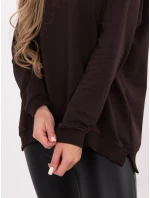 Mikina RV BL 5850.11X tmavohnedá