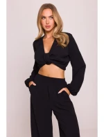 M862 Široké nohavice - čierne