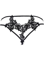 Zmyselné tangá V-8848 béžová/čierna - Axami Zmyselné tangá V-8848 béžová/čierna - Axami