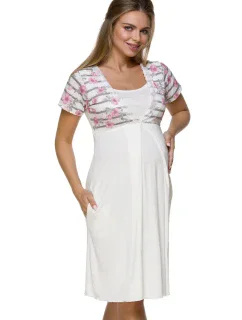 Dámska nočná košieľka s kapsičkami 3121 MK