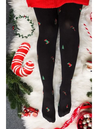 Dámske pančuchové nohavice CHRISTMAS TIGHTS-5