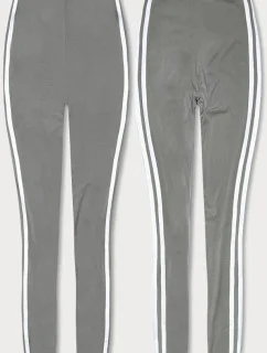 Šedé bavlnené legíny (YW01049-3)