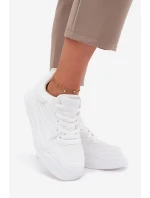 Sneakersy Damskie Na Platformie Big Star SS274590 HI-POLY SYSTEM Białe