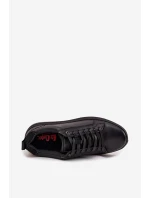 Kožené pánské tenisky Lee Cooper LCJ-25-33-3965 Černé