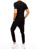 FashionStreet čierna pánska tepláková súprava AX0366
