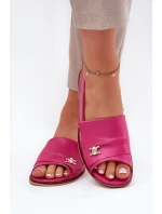 Skórzane Eleganckie Baleriny Z Odkrytymi Palcami Zazoo 1865 Fuksja Skórzane Eleganckie Baleriny Z Odkrytymi Palcami Zazoo 1865 Fuksja